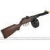 6mmProShop PPSh-41 Steel Bodied Electric Blow Back EBB Airsoft AEG Submachine Gun w/ Drum & Stick Magazines