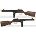 6mmProShop PPSh-41 Steel Bodied Electric Blow Back EBB Airsoft AEG Submachine Gun w/ Drum & Stick Magazines