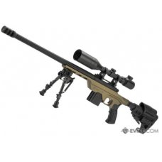 King Arms Officially Licensed MDT LSS Gas Powered Airsoft Sniper Rifle (Color: Dark Earth)