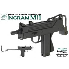 Maruzen Ingram M11 Gas Blow Back Sub Machine Gun (New Version)