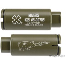 EMG Noveske Flash Hider w/ Built-In Nano Compact Rechargeable Tracer (Model: KX5 / Bazooka Green)