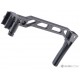 5KU Skeletonized Folding Stock for Picatinny Rail Mounts (Model: Arced Frame / Folding Buttplate)