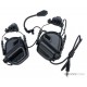 Earmor M32H MOD3 Tactical Communication Hearing Protector for Team Wendy Helmet Rails (Color: Black)