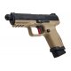 CANiK TP9 Elite Combat Green Gas Airsoft Pistol (Licensed by Cybergun) - Two Tone