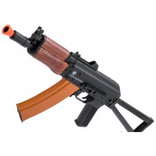 Softair Licensed Kalashnikov Full Metal AKS74U Airsoft AEG with Real Wood Furniture (AK74U)