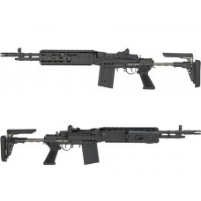 CYMA Sport Full Metal M14 EBR Designated Marksman Rifle Airsoft AEG (Black / EBR Stock, CM032G)
