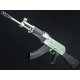 EMG Licensed Rifle Dynamics AK Airsoft AEG Rifle by CYMA (Model: Limited Edition "Retro" / Metallic Sage)