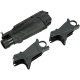 Matrix EGLM Type 40mm Grenade Launcher w/ Magwell Adapters for ASC MK16 MK17 Series Airsoft Rifle (Black, TAN)