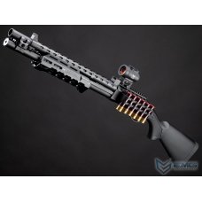 EMG x Strike Industries 3/6rd Burst-Shot Full Metal M870 M-Lok Airsoft Gas Powered Shotgun (Color: Black)