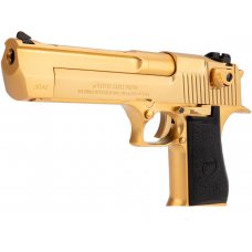 WE-Tech Licensed Desert Eagle .50 AE Full Metal Gas Blowback Airsoft Pistol GOLD