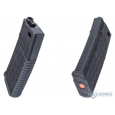 EMG Helios Hexmag Airsoft Polymer 300rd FlashMag Magazine for M4 / M16 Series Airsoft AEG Rifles (Color: Black / Single)