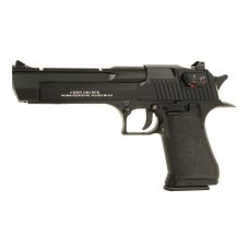Magnum Research Licensed Semi/Full Auto Metal Desert Eagle CO2 Gas Blowback Airsoft Pistol by KWC (Color: Black)