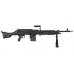 Matrix Full Metal M240B Airsoft AEG Squad Automatic Weapon w/ Box Magazine