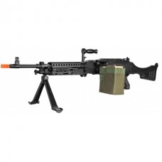 Matrix Full Metal M240B Airsoft AEG Squad Automatic Weapon w/ Box Magazine