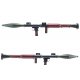 Matrix Aluminum & Real Wood RPG-7 Rocket/Grenade Launcher Challenge Kit w/ Dummy Warhead