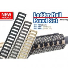 Ladder Rail Panel Cover Set (Black)