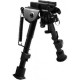 Tactical Bipod SP6-2 (6"-9" Extension) with QD mount