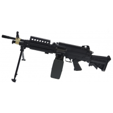 A&K / Cybergun FN Licensed M249 SAW Machine Gun w/ Metal Receiver (Model: MK46)