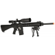 A&K Full Metal SR-25 Airsoft AEG Rifle (Model: Full Stock / Zombie Killer)