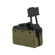 A&K M249 Box Magazine With Upgraded High Strength Motor (1500rd) (OD Green)