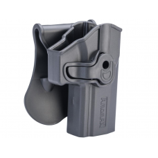 Matrix Hardshell Adjustable Holster for P320 Carry Series Pistols (Type: Black / Paddle Attachment)