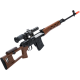 WE-Tech Steel Receiver SVD GBBR (Imitation Wood/Handguard)