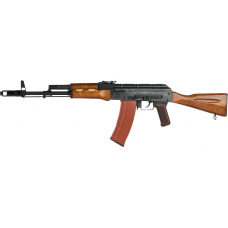 WE-Tech AK-74 w/ Wood Furniture Gas Blowback Rifle (Bakelite Style Magazine)