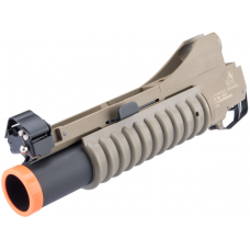 Cybergun/S&T Colt Licensed M203 40mm Grenade Launcher for M4/M16 Series Airsoft Rifles (Dark Earth/Short)