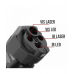 SOTAC MAWL-C1+ Style Laser Pointer/LED Illuminator (Black/DE)