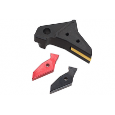 Guns Modify Flat Aluminum Adjustable Trigger for TM Model 17 (Black)