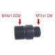 Barrel End Threaded Adapter Airsoft CNC Machined 11mm to 14mm CCW Thread Adapter For WE GBB