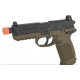 Cybergun FN Herstal Licensed FNX-45 Tactical Airsoft Gas Blowback Pistol by VFC (Color: Black Slide & Tan Frame / Gun Only)