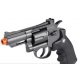 WG CO2 Full Metal High Power Airsoft 6mm Magnum Gas Revolver (Length: 2.5" / Black)
